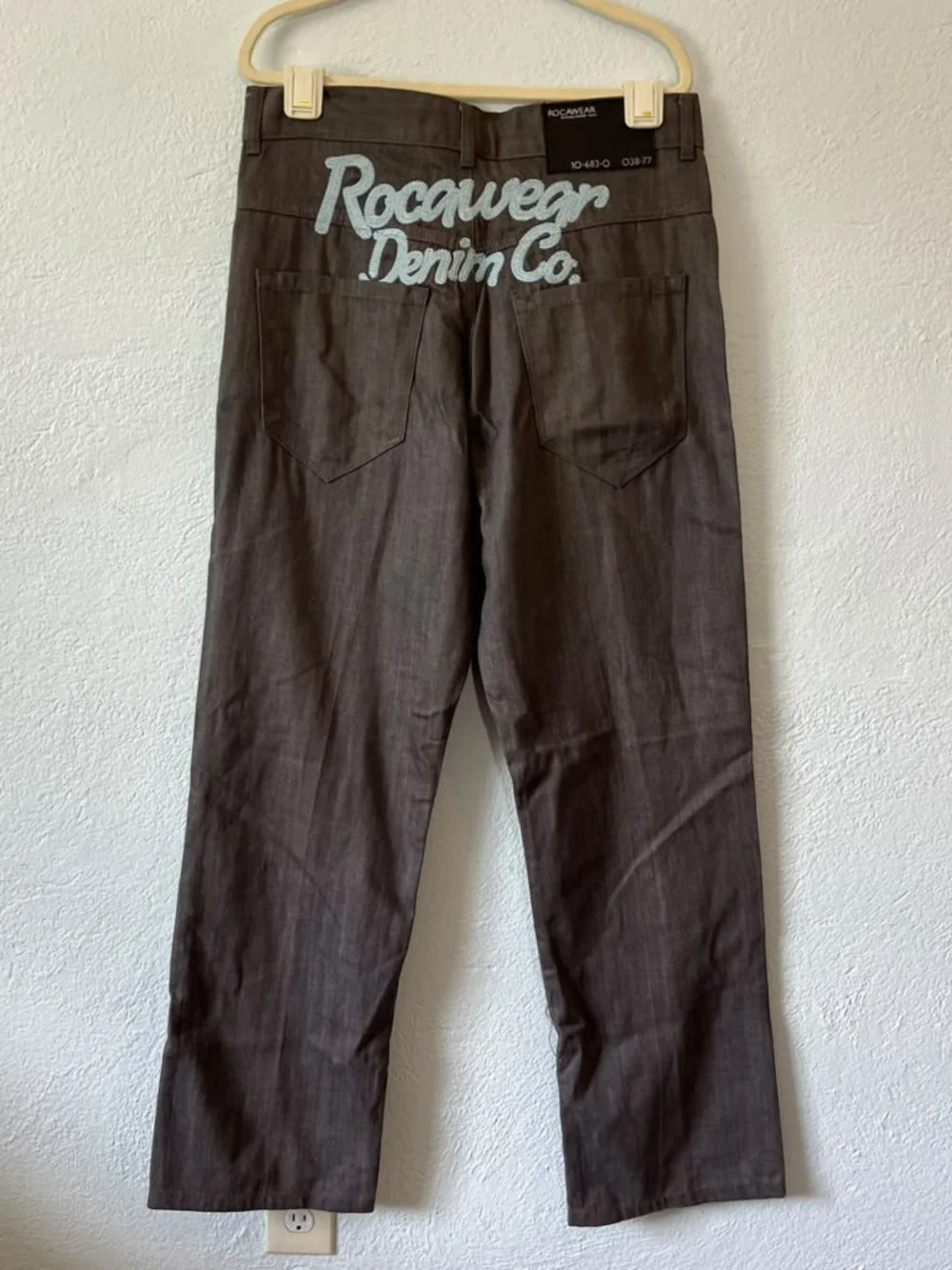 Rocawear brown cotton jeans size 34 NWOT